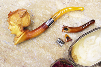 zigarrenspitz meerschaum ende 19.jh. zigarrenspitz meerschaum ende 19.jh. (zip)